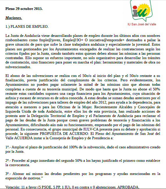 iu_valle's tweet photo. PREGUNTAS, RUEGOS Y MOCIONES APROBADAS (PLENO 29 OCTUBRE) https://t.co/Xyj41vedDG