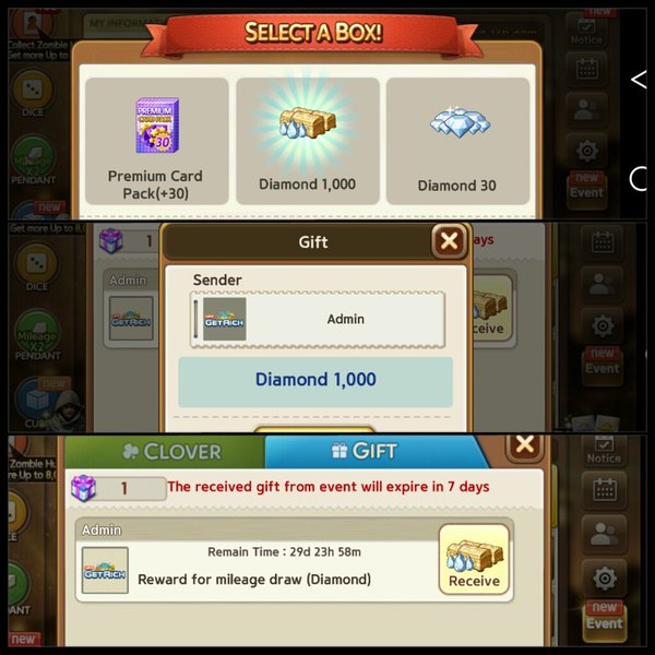 handikaclauser's tweet photo. Rejeki Bro.... #LetsGetRich #JackpotDraw 1.000 Diamond ๐๐๐ https://t.co/7nWVQ0GhND