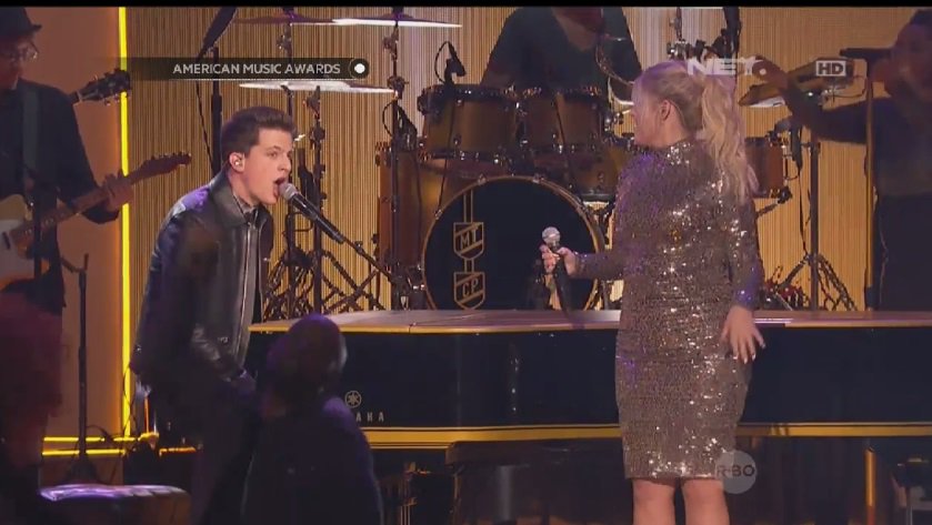 mdtvindonesia's tweet image. Lanjuuut, duet Meghan Trainor dengan Charlie Puth dgn lagu berjudul Marvin Gaye.

Enjoy! #AMAs2015OnNET