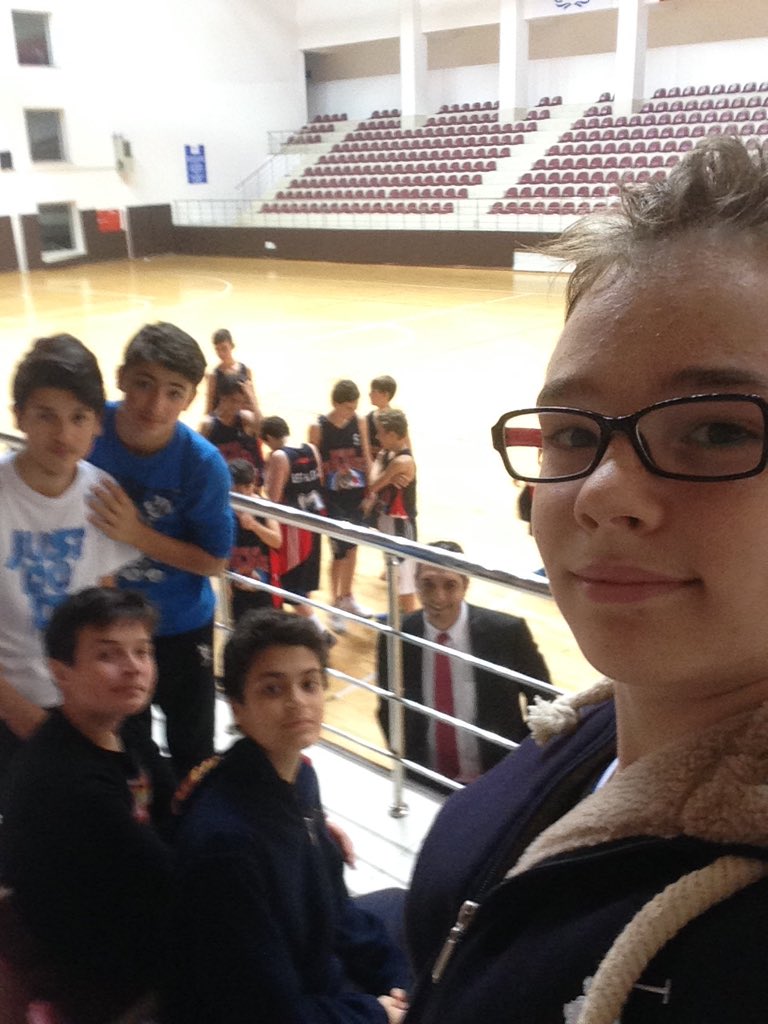 Lig maçı selfie
