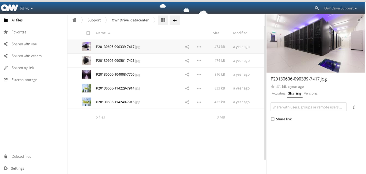 OwnDrive's tweet photo. New & much improved #OwnDrive ver 8.2. Enjoy the new & awesome sidebar! #cloud #privacy #ownCloud #owncloudhosting https://t.co/RnWkAjXCCC