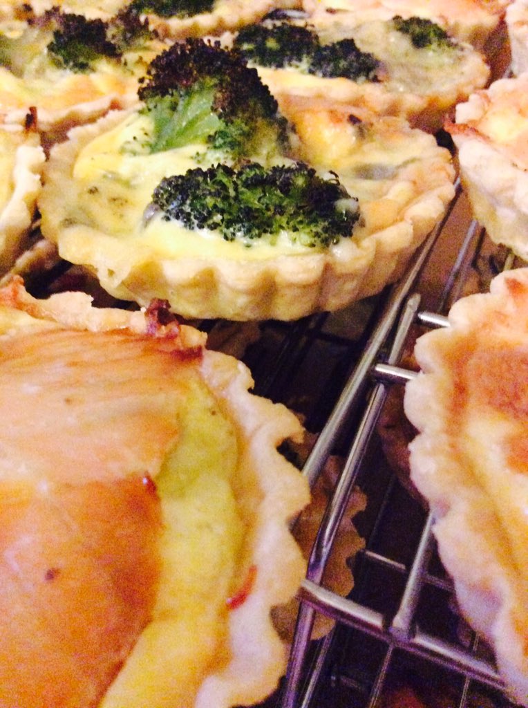 #first #Quiche of the year ! Delivery tomorrow <a href="/mrsgreenscake/">Mrs Green</a> .xx