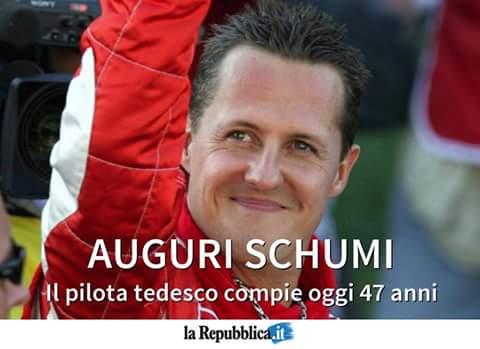 #HappyBirthdayMichaelSchumacher 
#KeepFightingMichael