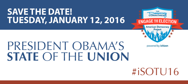 Excited to partner with <a href="/ADPaascu/">AASCU's American Democracy Project</a> @TDCNational <a href="/icitizen/">icitizen</a> for a great #iSOTU16! bit.ly/22FuY0I <a href="/ISUADP/">American Democracy at Illinois State</a>