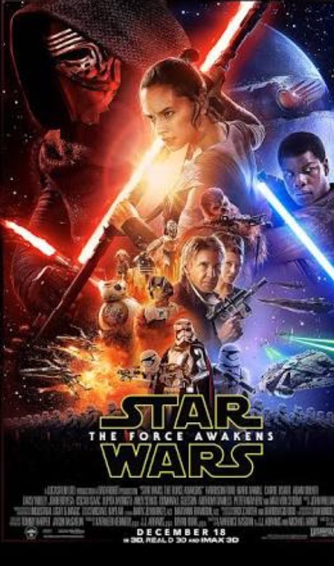 dicas101's tweet photo. #filmedodia #StarWarstheforceawakens é o #novofilme da saga com @daiseyridley e @JohnBoyega ⭐️⭐️⭐️⭐️ #4estrelas https://t.co/ZYH88tsOj1
