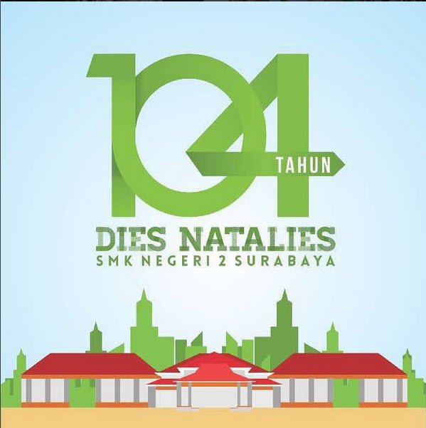 Dies Natalies SMKN 2 Surabaya datang lagi
Smekda lagi ultah yang ke-104 tepat pada tgl 12/01/2016 kemarin
HBD SMEKDA