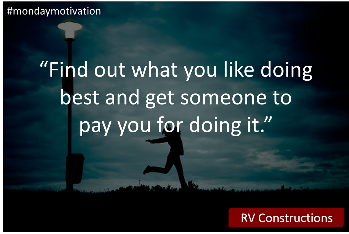 rv_construction's tweet image. #monday motivation #inspiration