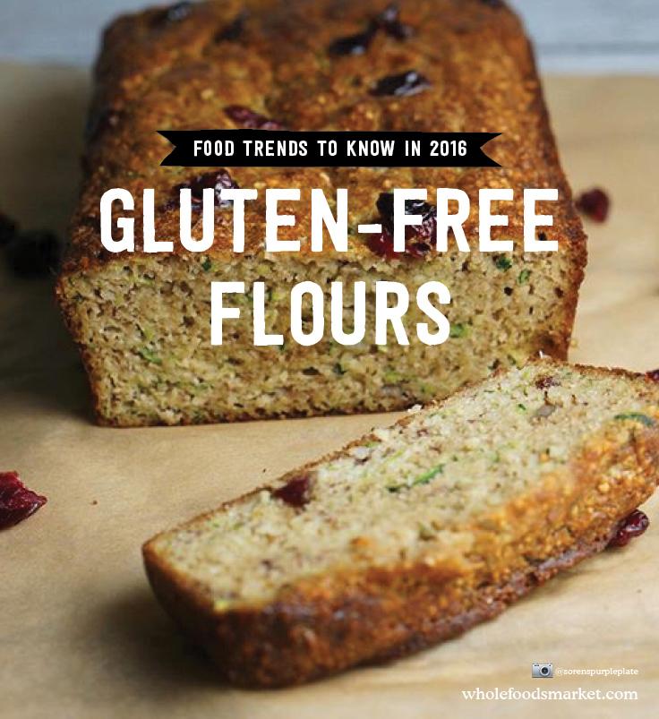 WholeFoods's tweet image. A top food trend in 2016: Gluten-Free Flours! The full list here... bit.ly/1U5I9Ch