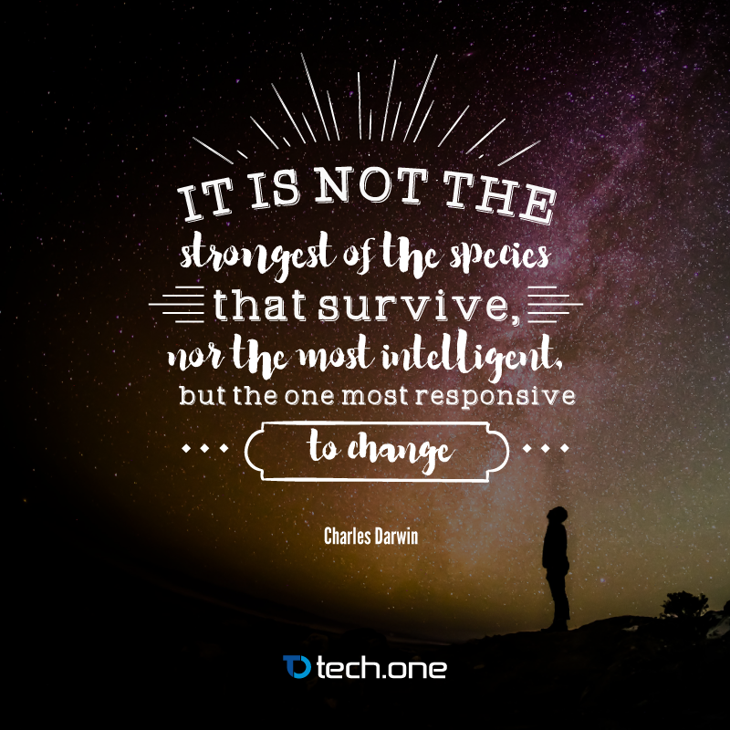 TechOneBN's tweet photo. Be responsive to change in order to survive. Have a successful week! :)
#MondayMotivation #TechOneGlobal https://t.co/OVTjmTOTJf