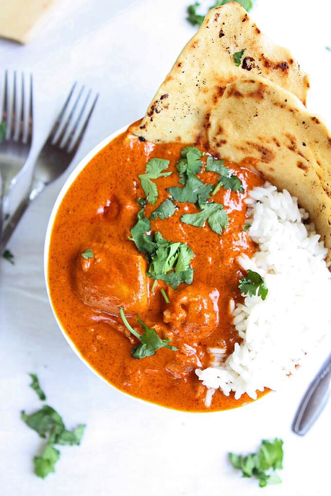 IndianCravings's tweet image. Butter chicken