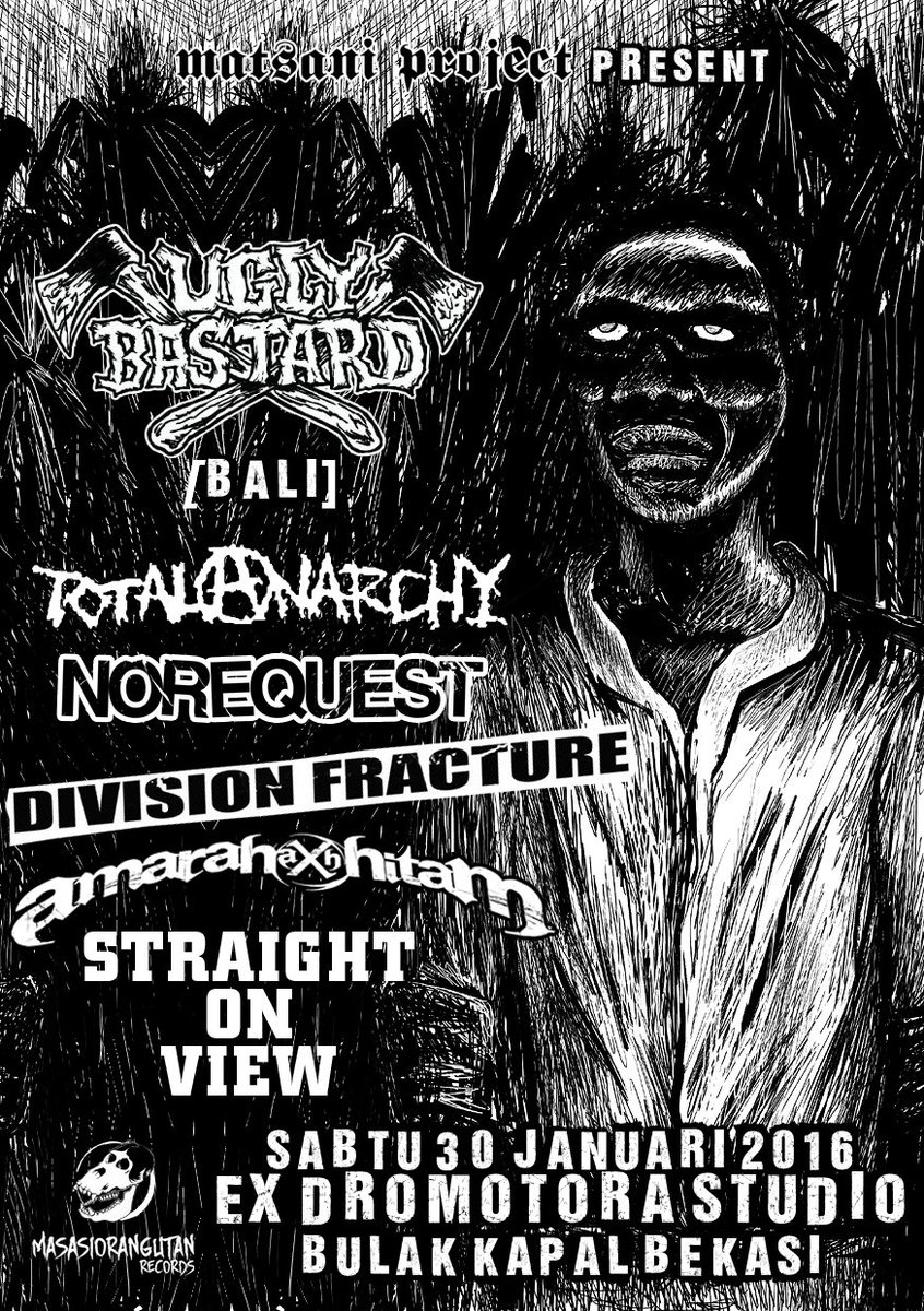 norequest (@norequesthc) on Twitter photo Free show!! Sabtu 30 Jan 2016 Dromotora Studio w/ @UB_Punk <a href="/Total__Anarchy/">Total Anarchy</a> <a href="/amarahxhitam/">amarahxhitam</a> <a href="/StraightOnView/">STRAIGHT ON VIEW</a> @dvsnxfrctr Free show!! Sabtu 30 Jan 2016 Dromotora Studio w/ @UB_Punk <a href="/Total__Anarchy/">Total Anarchy</a> <a href="/amarahxhitam/">amarahxhitam</a> <a href="/StraightOnView/">STRAIGHT ON VIEW</a> @dvsnxfrctr