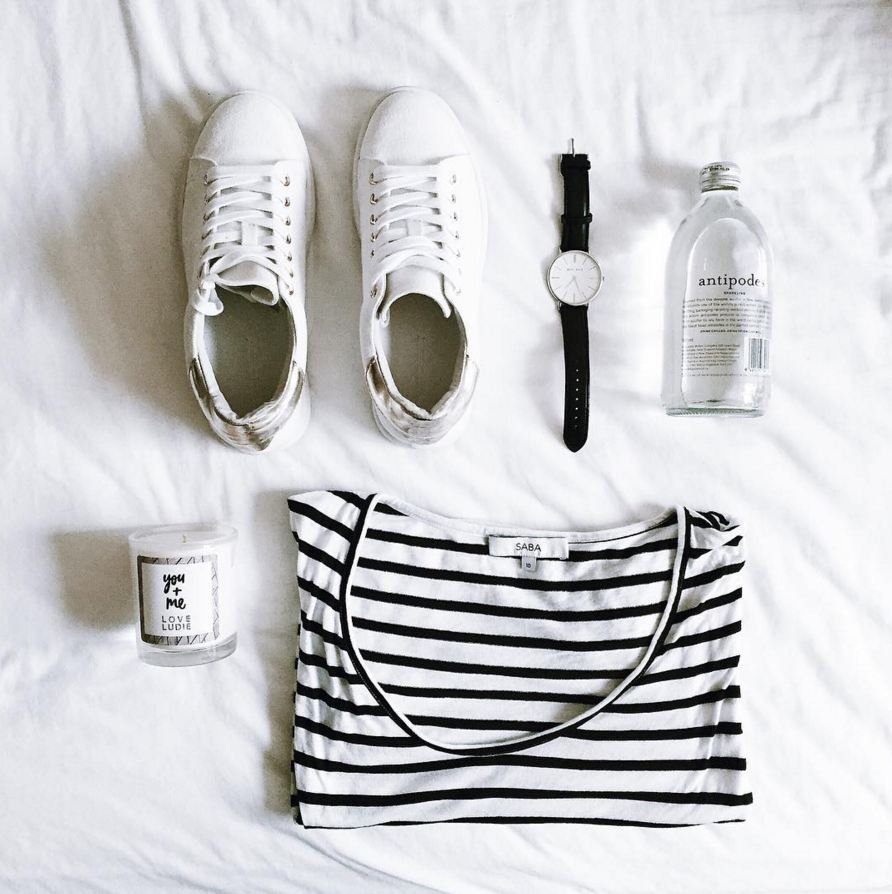 WHITE + STRIPES | Summer essentials via @saraeshu featuring the Uma Stripe top 

Shop tops > goo.gl/BIPv93