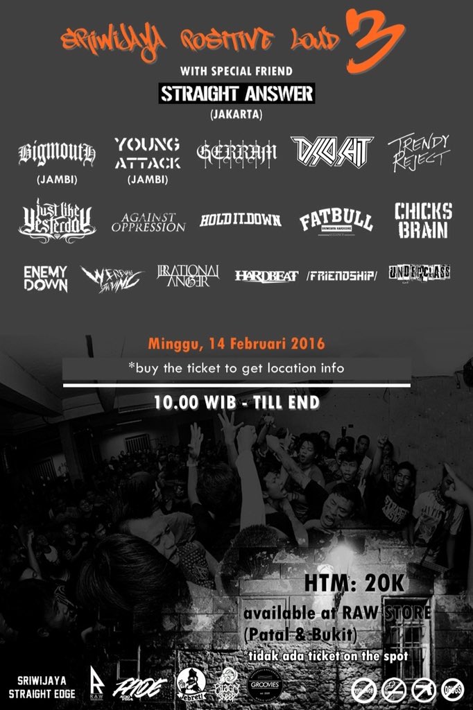 Tak sabar untuk berjumpa teman kami @sahc96jkt <a href="/YoungAttackHC/">Young Attack</a> <a href="/BigmouthHC/">BIGMOUTH</a> so grab your ticket dude !!!