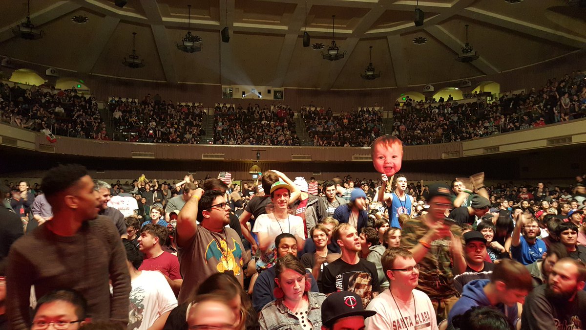 TwitchEsports's tweet photo. The #Genesis3 stream is close to breaking the #SmashBros concurrent viewer record!

Help on https://t.co/AUAqc9gH0S! https://t.co/PC3XFfcM38