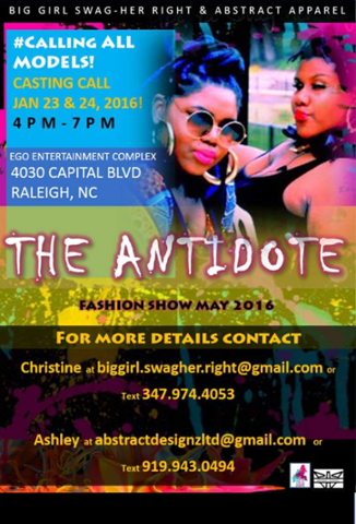 SwagHerRight's tweet photo. 01/23/16 4-7 #TheAntidoteFashionShow 05/14/16 #Malemodels #femalemodels #Studmodels #plussize Models wanted! https://t.co/ihF2IklDfx