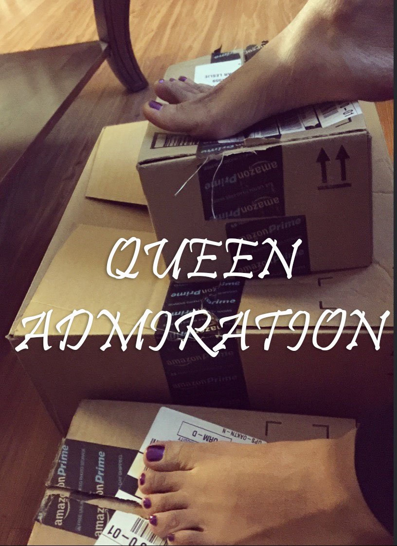 SlaveCashRuler's tweet photo. When you are the Goddess, you use Amazon boxes as a footrest! Give me more! Empty your accounts to Me! #PayPig https://t.co/m1GZQW2unb