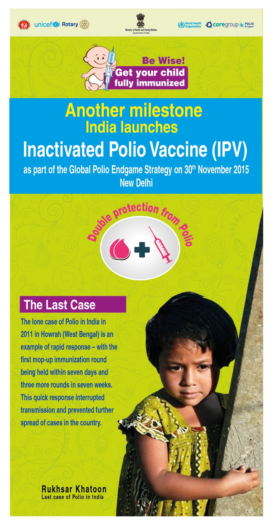Ministry of Health on Twitter "India is free of polio for 5 yrs. IPV