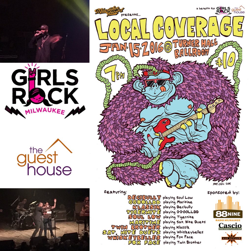 PabstTheaterGRP's tweet image. Thanks to all of tonight&apos;s artists &amp;amp; @milwaukeerecord for supporting two great causes #localcoverage #lovemkelive