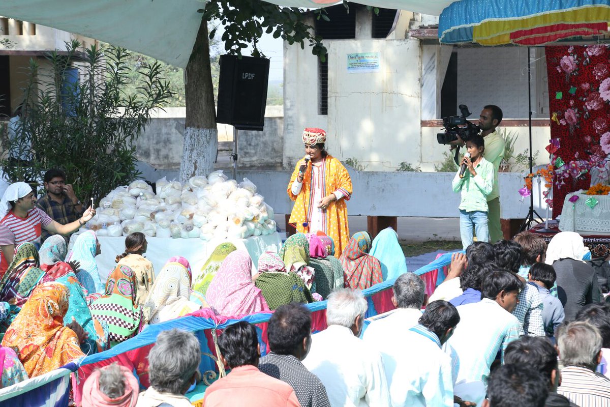 bhartishri's tweet photo. Makar Sankranti k mahan parv par SHRIJI k sanidhya me Yog ashram Dhegam (Guj) me satsang evam Bhandara.
#Prernamurti https://t.co/h2lEm1Es54