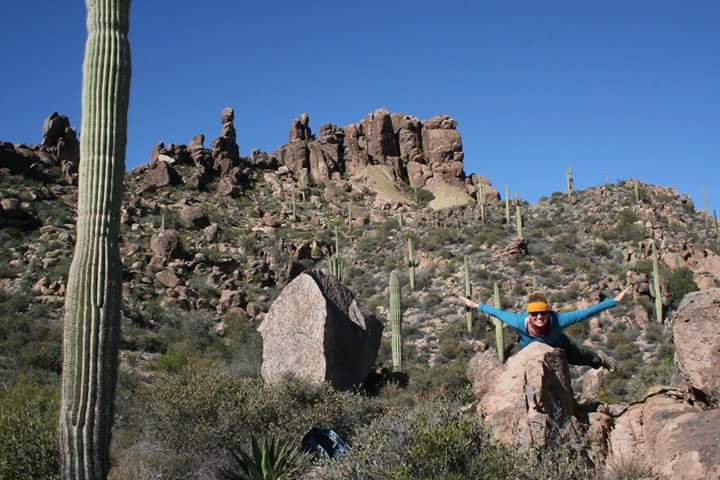 #Upperbarkscanyon to my right #hike #hikeaz #superstitions #superstitionmountain
