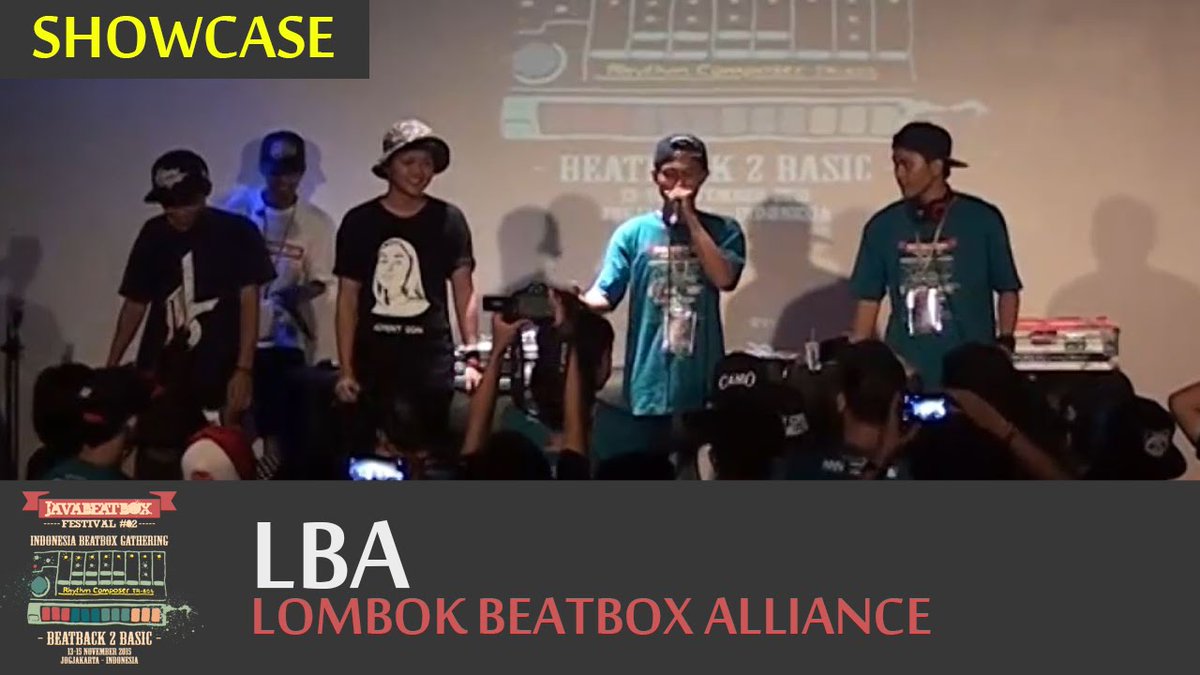 JavaBeatboxFest's tweet photo. LOMBOK BEATBOX ALLIANCE | SHOWCASE
https://t.co/9pHCNqb5KF
#Throwback #JavaBeatboxFest2015 https://t.co/2WHYm78eGY