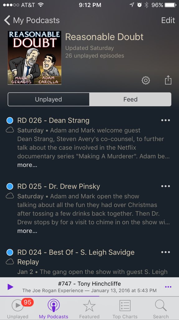 gpatricksmith's tweet image. Ok folks, out on iTunes now too. Go get it! @markgeragos @adamcarolla #DeanStrang #MakingAMurderer