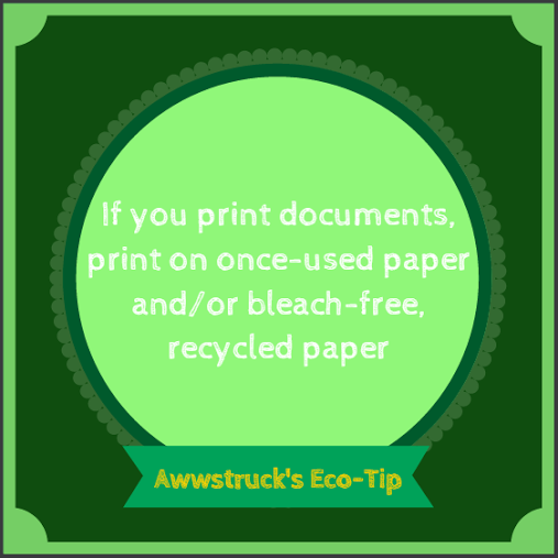 When it comes to making eco-friendly changes these are the little ones that really add up. #Awwstruck