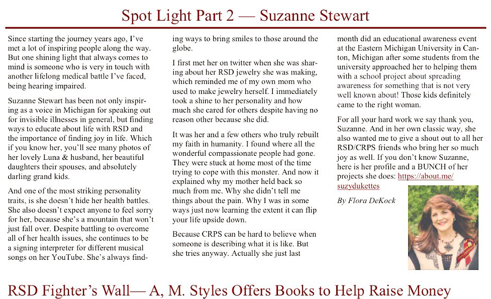 RASEforCRPS's tweet image. @RASEforCRPS @NatPainReport  @PainNewsNetwork  #humbled #inspire #CRPSWarrior #patientadvocate  #invisibleillness