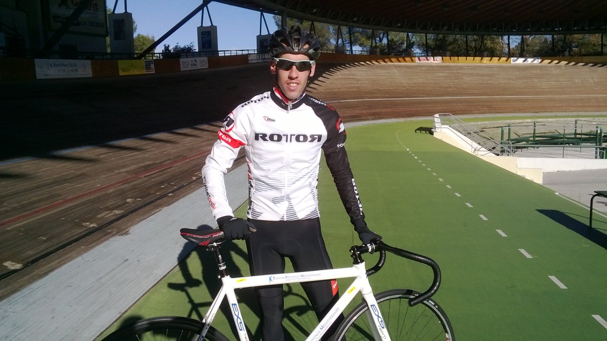 Yohan Le Berre, 4 du championnat d'Europe de Duathlon au vélodrome TPM, ça roule vite!!!!