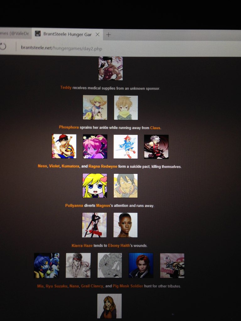 "she was doing so good too.... You'll be missed I'll avenge you, and Ragna too I guess."