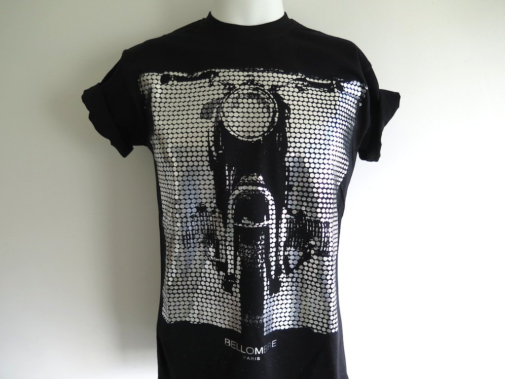 T-shirt Bellmoto or et argent dans vôtre boutique bellombreparis.com en série très limité.