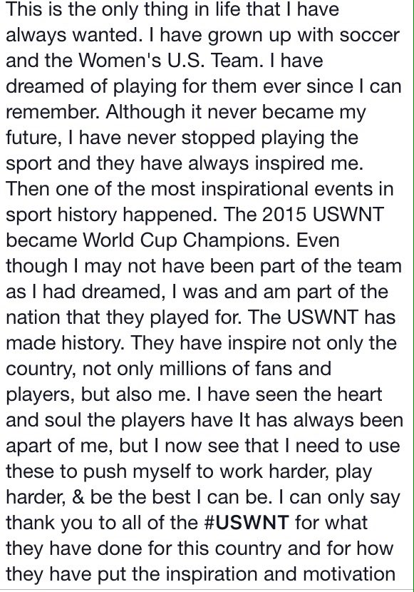 ahibbs2's tweet photo. You are all Heroes! #SheBelieves #IBelieve #WeAllBelieve #USWNT https://t.co/MLOcwI85ZB