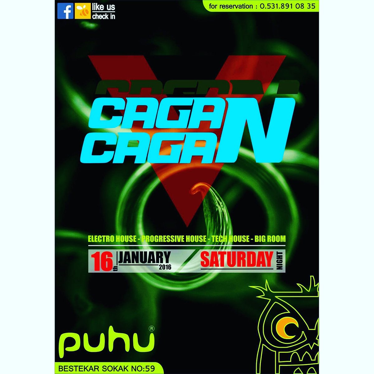 caganVcagan's tweet photo. Bu aksam 23.30'da @PuhuBar 'da kabindeyiz !! https://t.co/Gn5kBiCG9B