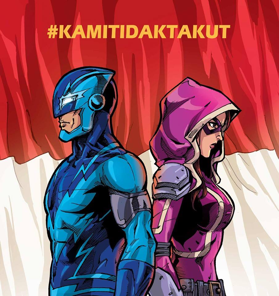 #KamiTidakTakut dengan segal bentuk teror yang dilakukan pengecut atas nama apapun