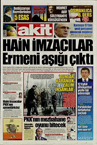 Ermenileri, akademisyenleri tehdit edip hedef gösteriyorlar. Olacakların sorumlusu Başbakan <a href="/Ahmet_Davutoglu/">Ahmet Davutoğlu</a>