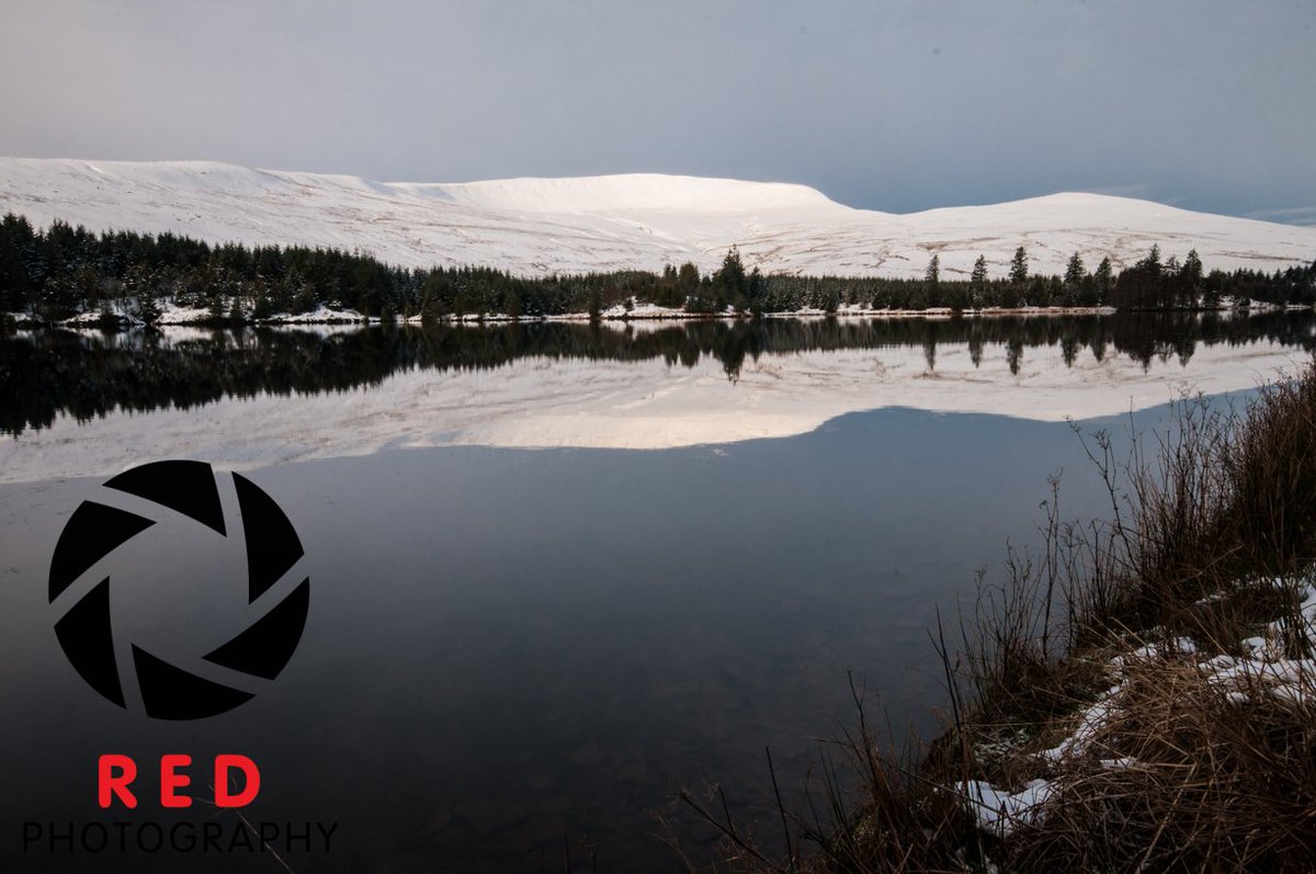 The white snow clad mountains of the <a href="/BreconBeaconsNP/">Alan</a> #outdoors #LandscapePhotography