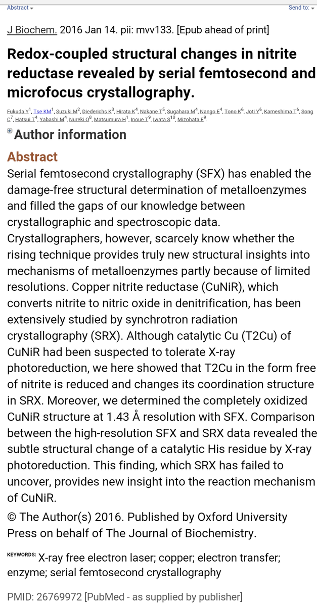 msmjetten's tweet photo. Molcular details of the redox state of copper #nitrite reductase #nirK #denitrification https://t.co/g0C50eG9FP https://t.co/0laf7qVYys