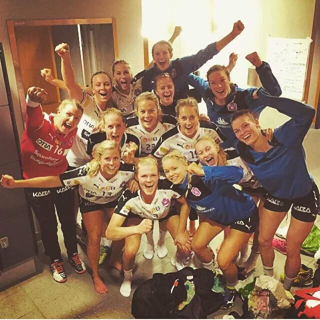 Håper <a href="/KNorstebo/">Kristin Nørstebø</a> og Glassverket får vist noe av sitt enorme potensiale i dag! Da snakker vi kvartfinale neste 👌