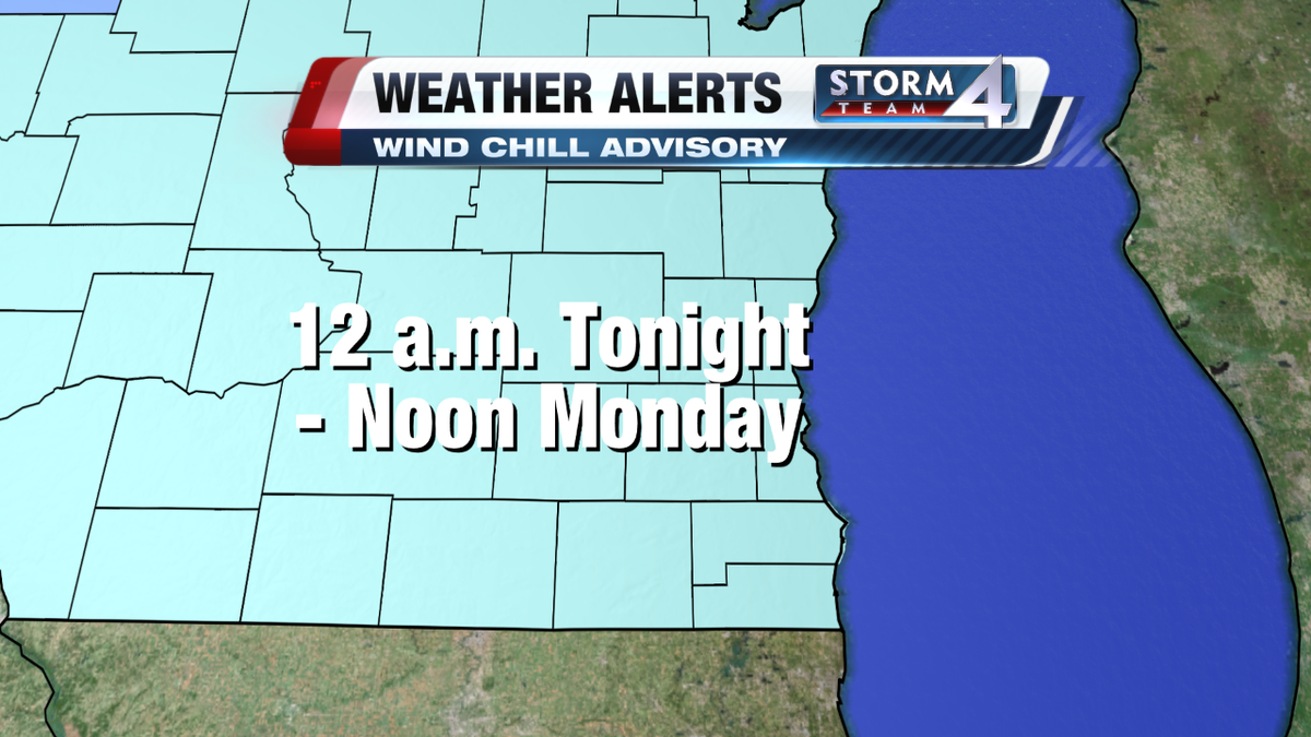 LGOnline's tweet photo. RT @StormTeam4: A wind chill Advisory has been issued for SE Wisconsin. https://t.co/oryzjRNAAP
