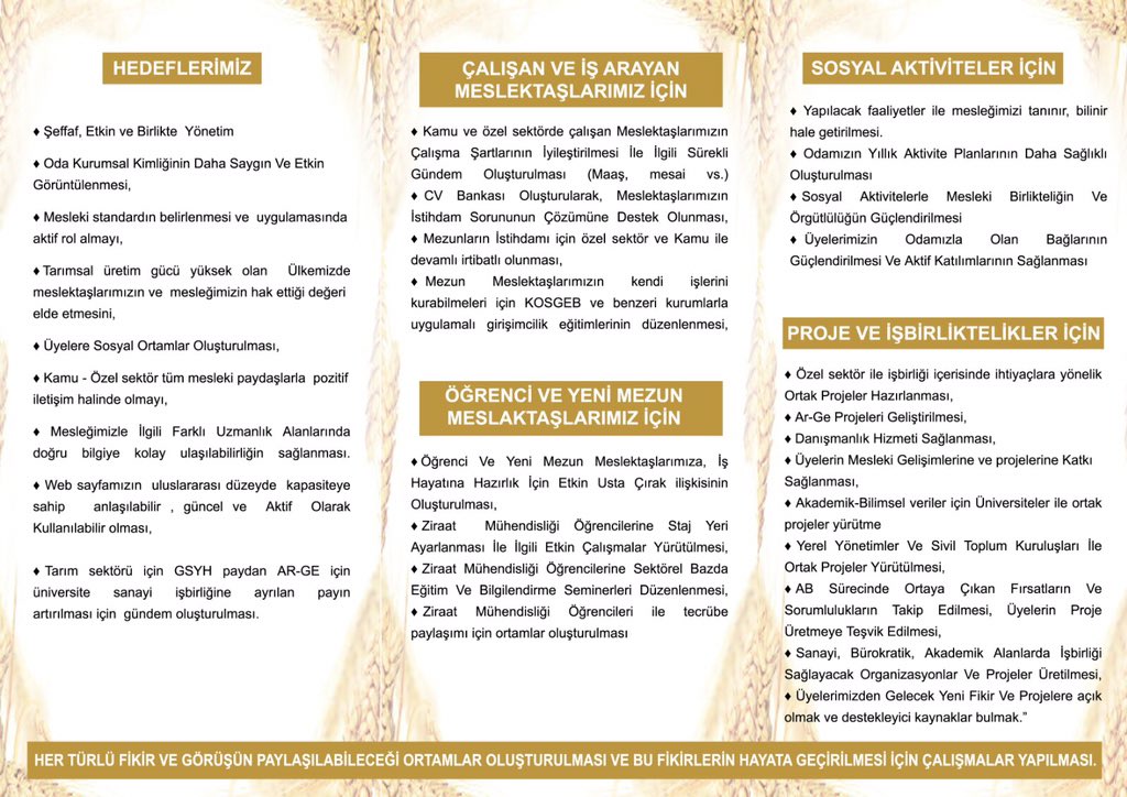 #ZiraatMühendisiÜnalAkgül 
İstanbul Ziraat Odası seçimlerinde başarılar dilerim