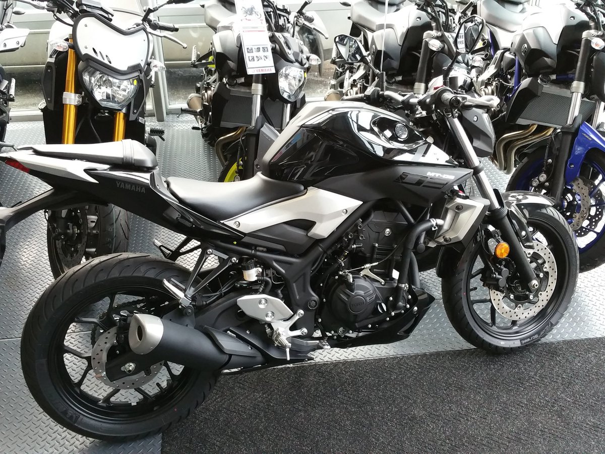Yamaha MT03 just arrived. #yamaha #aberdeen #mt03