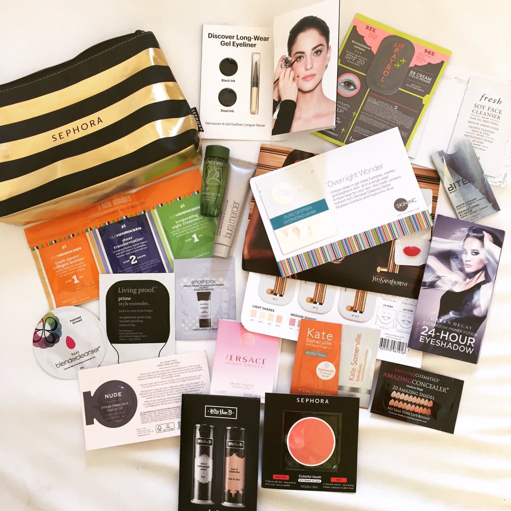 CollinsMariu's tweet photo. #Sephora #SampleBag por ser #BeautyInsider 💋
💥💥💥 
#MAKEUPing https://t.co/Fqg3XGV2qp
