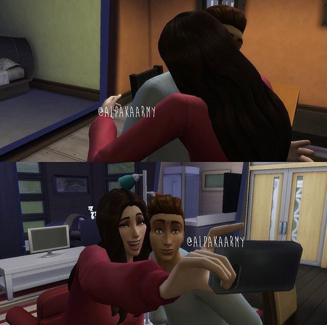 _sabbi__'s tweet photo. Wenn ich @ConCrafter sehen würde 🙊🙌🏼 #sims4
( alpakaarmy auf Instagram 😌🌙) https://t.co/wCVEUveKi1