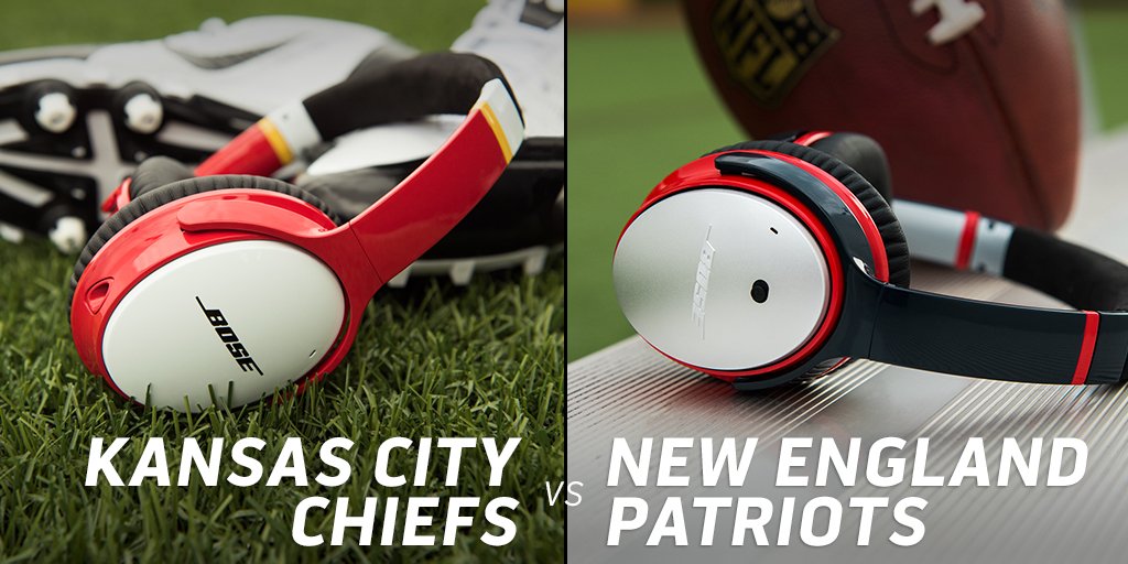 Oversætte Relativ størrelse klæde Bose on Twitter: "We love the playoffs! Who wins, @Chiefs or @Patriots?  Shout it out with #DoYourJob or #ChiefsKingdom #KCvsNE  https://t.co/PmkgSG9waJ" / Twitter