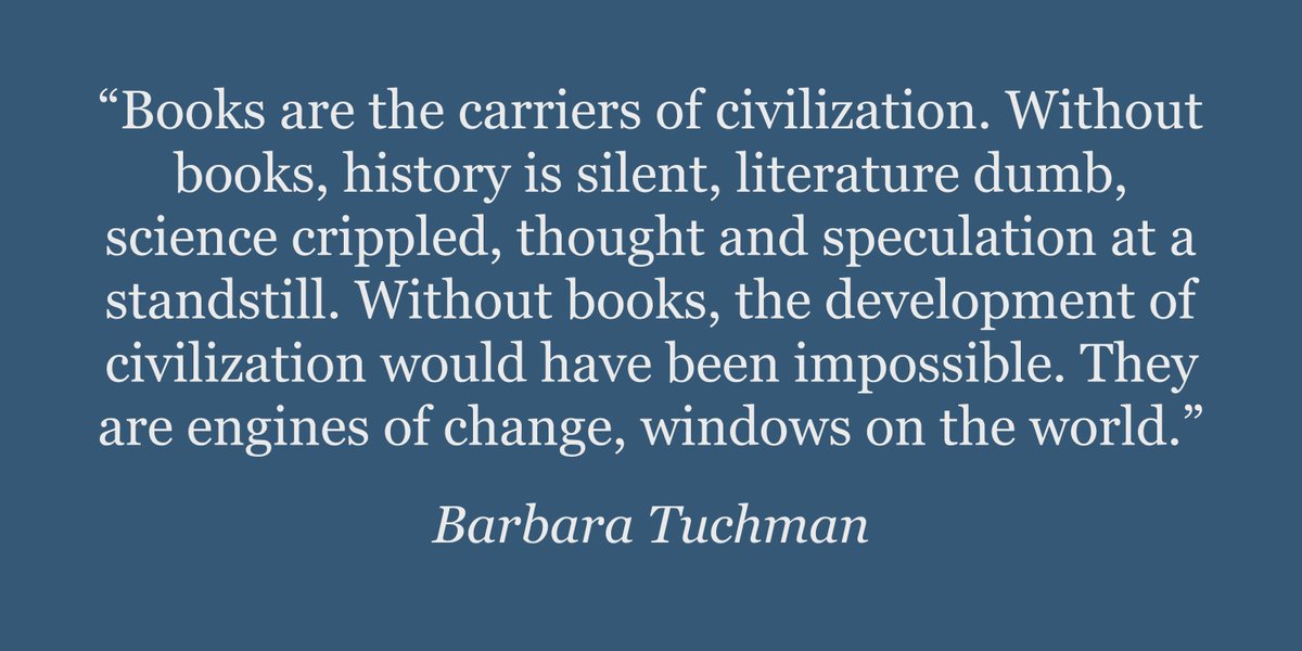 LifeWithJohn's tweet photo. “Books are the carriers of civilization..." #writers #readers #books #quote https://t.co/3lPqu8VpTK
