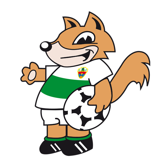 EOFutbol's tweet photo. Os presentamos a #DatiGol la que fue durante muchos años la mascota del #ElcheCF #Los90 #FutbolVintage https://t.co/nqXpJPV6pz