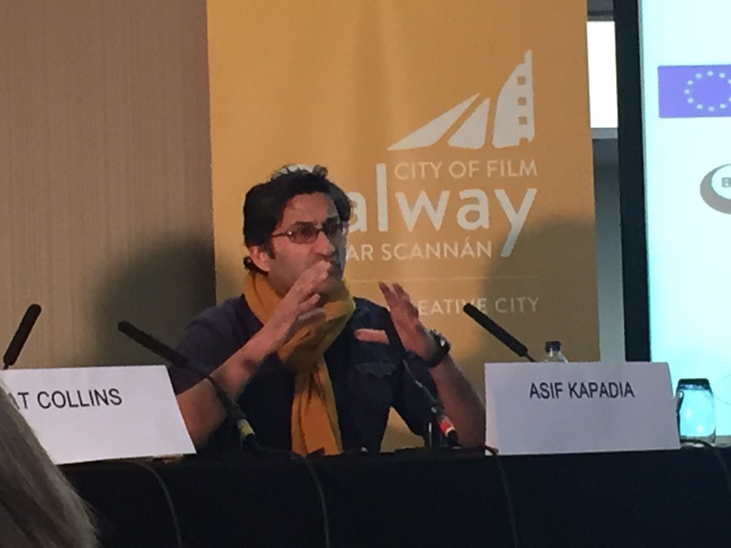 ElMcM's tweet photo. Enjoying hearing from #Oscars2016 nominated #AMYfilm director @asifkapadia @galwayfilmcentr #TalkingDoc https://t.co/YoQ4i3m84L