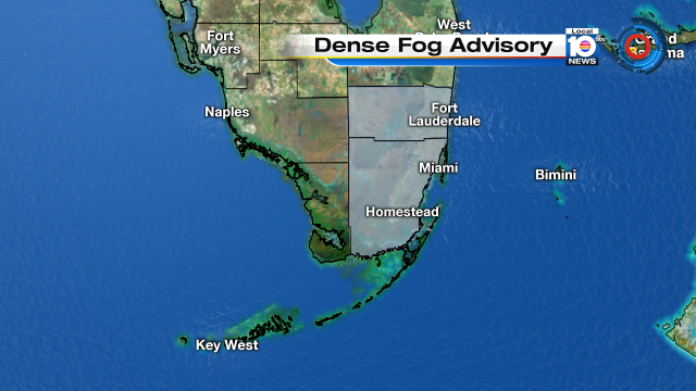 DENSE FOG ADVISORY - has been extended till 10am for Broward and Miami-Dade. https://t.co/3VdPt9zr5W