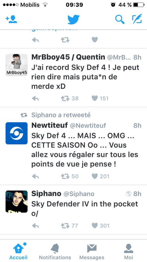 zizouetzaki's tweet photo. Comment foutre le suspense xDD @Siphano @MrBboy45 et @Newtiteuf #skydef https://t.co/nHo6LVaTCv