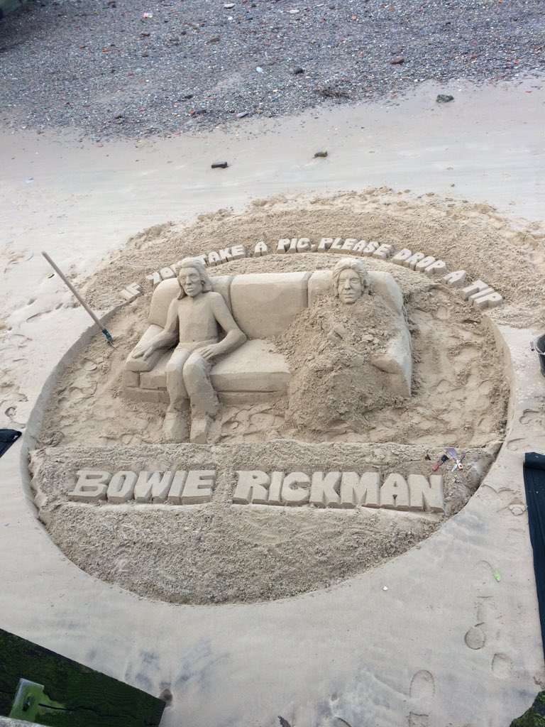 SamNovik's tweet image. #southbank #remembering #amazing #bowie #rickman